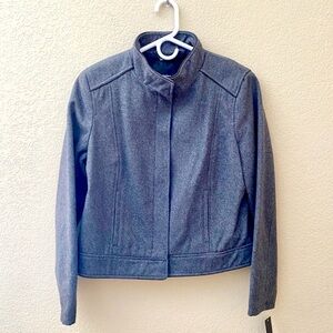 NWT Mossimo Women's Gray Wool Cropped Jacket